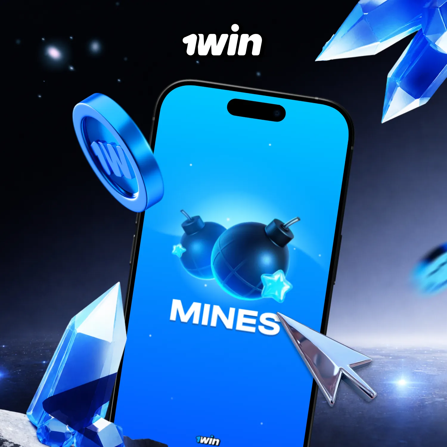 Mines 1win: juego de minas con multiplicadores y retiros rápidos