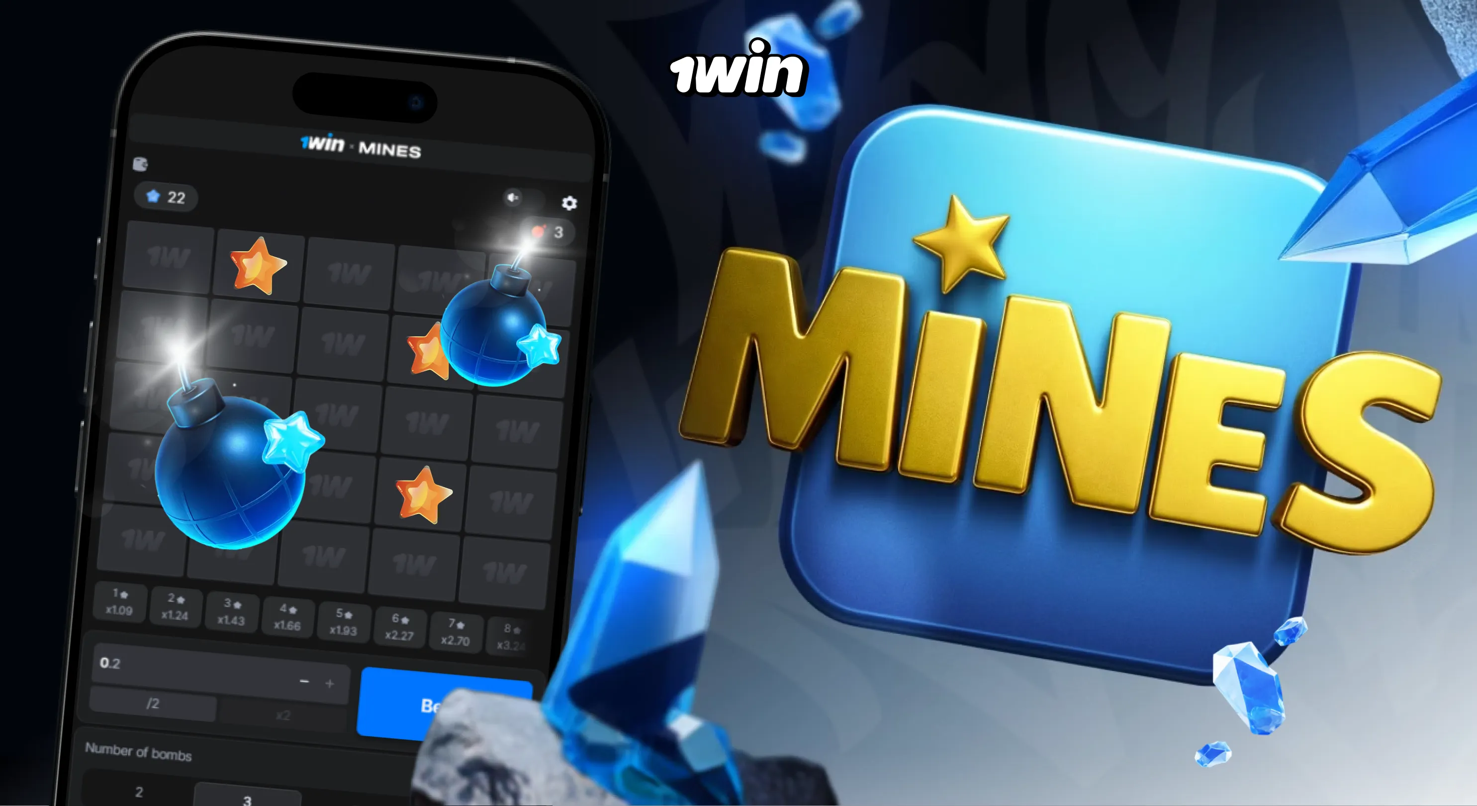 Mines 1win Ecuador: depósitos y retiros rápidos